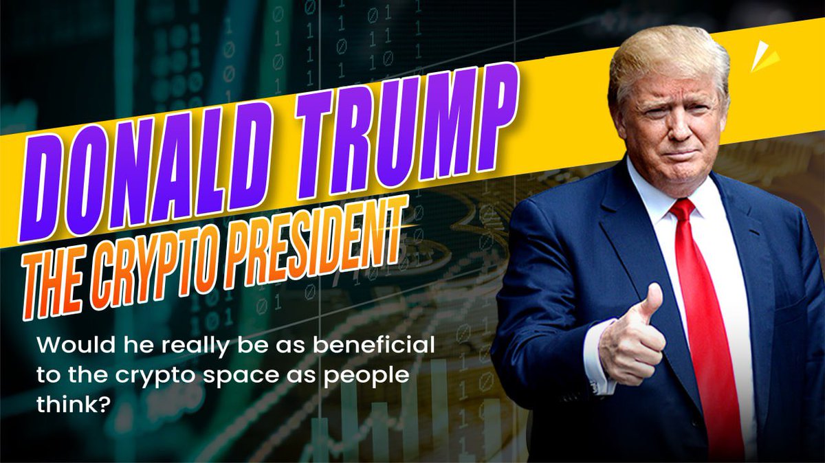This is DONALD TRUMP.

45th U.S President, Candidate &amp; Bitcoin Believer.

Ranked 3rd worst President overall in U.S news but made an epic comeback.

New goal? End Biden’s war on crypto &amp; ensure the future of $BTC

But the Crypto Pres. was once Anti-crypto.

Here’s what happened🧵