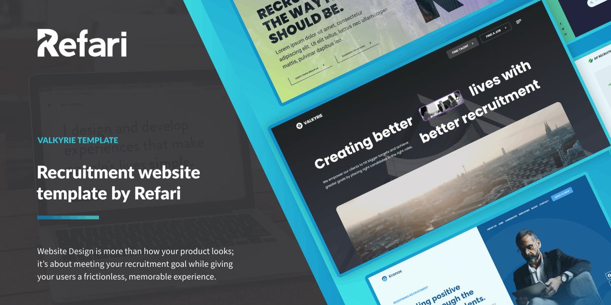 WeAreRefari's tweet photo. 🚀 Elevate your recruitment agency's online presence with our 3 new stunning website templates! Stand out, engage, and convert effortlessly. Explore now at https://t.co/6ydrsQM8dB #RecruitmentWebsite #NewTemplates #InnovationInDesign 🌟 https://t.co/suIDf7O53W