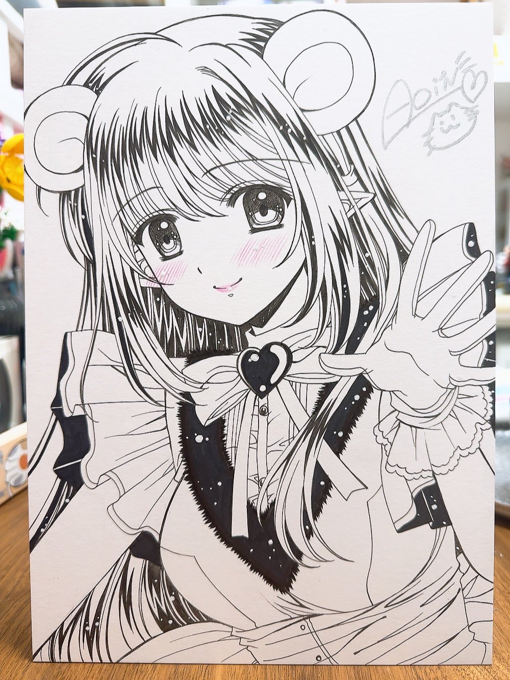 ◇西又葵◇NOCTURNE 乗っか DX◇直筆サイン入版画◇美
