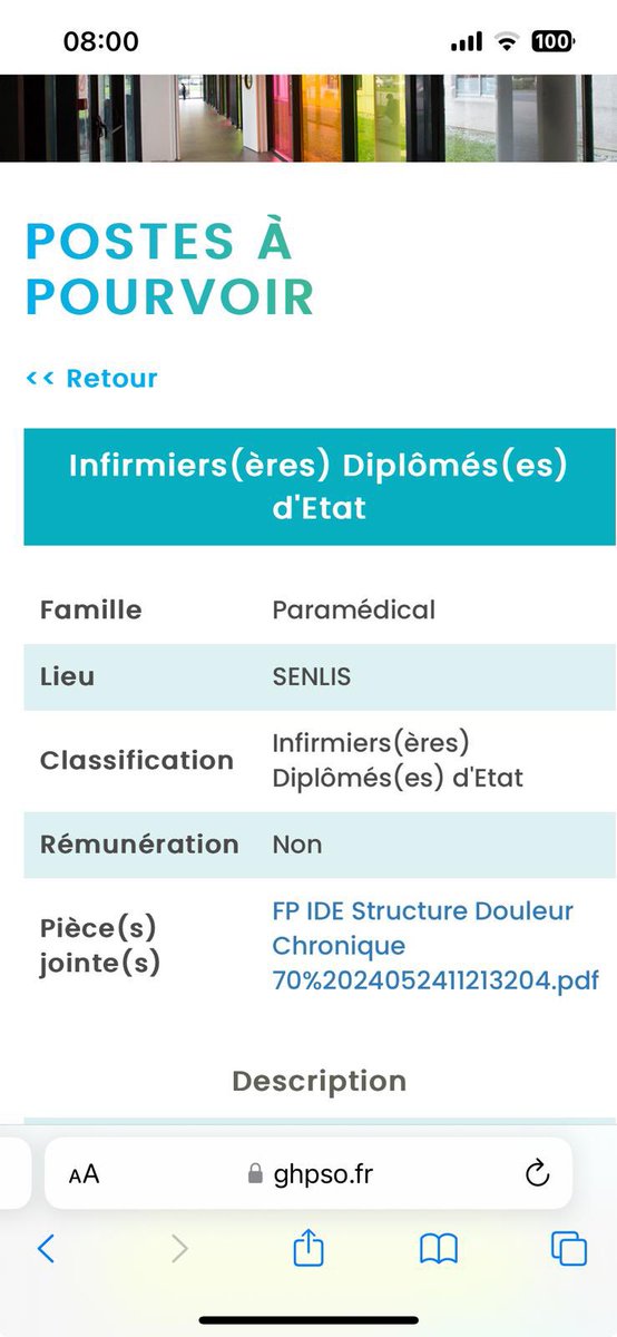 D’ailleurs une vérification raide sur le site du GHPSO montre qu’aucune ouverture de poste rémunéré n’est à l’ordre du jour. On va donc réouvrir les urgences avec des employés bénévoles ? De qui se moquer le député élu depuis 2002 et qui a laissé couler l’hopital de Senlis ?