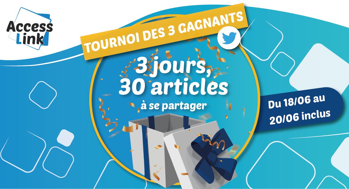 🏆 Tournoi des 3 gagnants 🏆

10 articles à gagner
3 gagnants récompensés !

Pour participer : 
1️⃣ RT le post
2️⃣ Follow <a href="/access_link/">🔗 AccessLink - Backlinks dès 3 € 🔗</a>

TAS vendredi 10h 🤞

#SEO #Netlinking