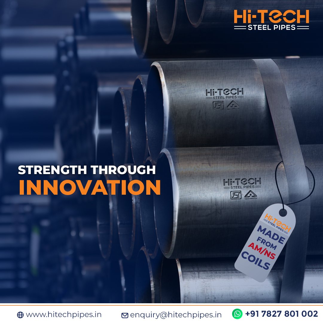 Hitechpipe's tweet image. #HiTechSteelPipes #StrengthAndDurability 🏢💪
Click on the link to know more!
Visit at : hitechpipes.in
.
.
.
#hitechpipes #steelpipes #erwpipes #GPpipes #pipes #construction #firesafety #Strength #Reliability #water #Borewell #constraction #builder