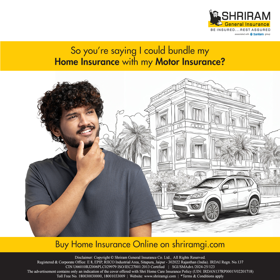 Shriram_GI's tweet image. Did you know you can bundle your Home Insurance with your Motor Insurance? Enjoy the convenience and potential savings with Shriram General Insurance.  Insure today at shriramgi.com/home-insurance… #InsuranceBundle #HomeAndAuto #ShriramGeneralInsurance #SaveMore #ProtectMore