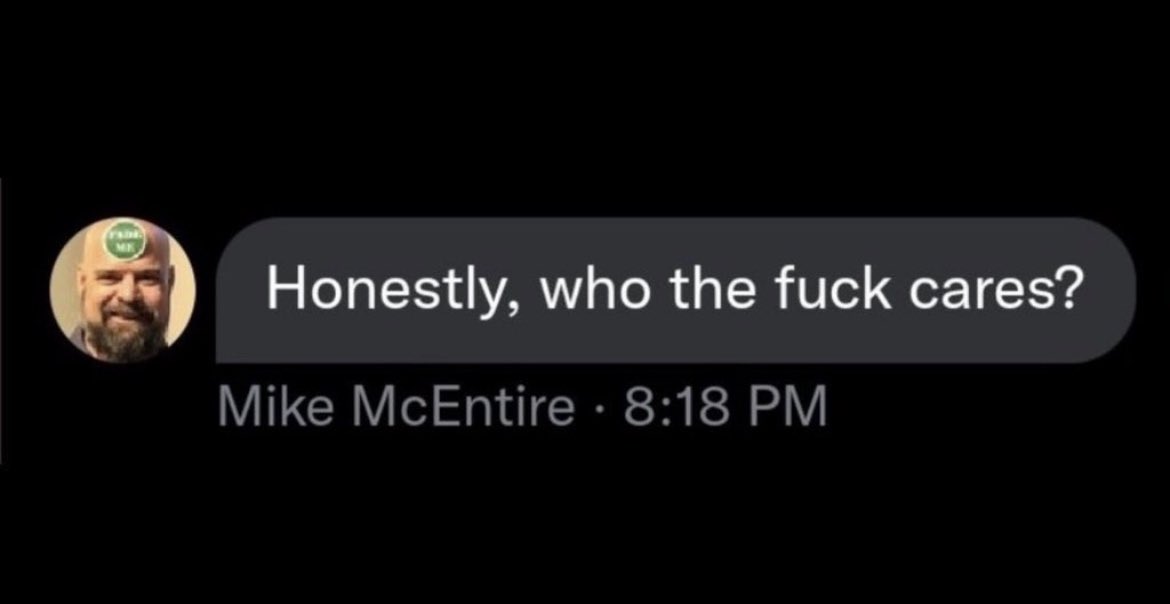 Mike McEntire (@gorgonzola44) on Twitter photo 