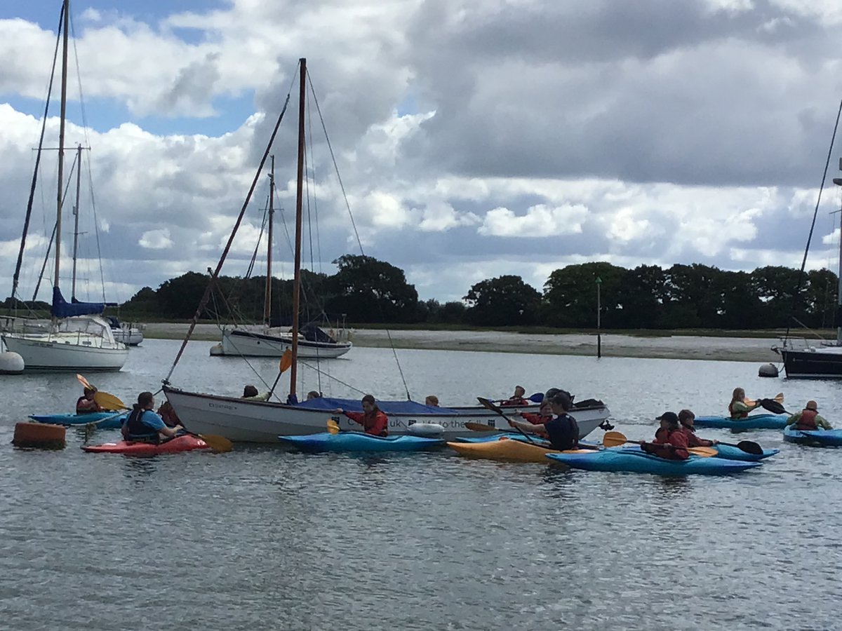 st_chiddingfold's tweet photo. Year 6 made some fantastic memories @CYE_centre , they had the chance to sail, kayak, rafting, tunnelling, archery and an assault course! https://t.co/9rSCH1DrUh