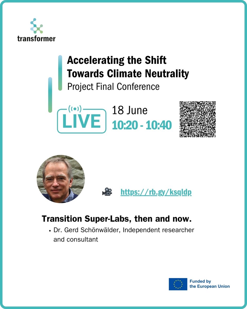🚀 LAST CALL! 🚀
Join us TODAY for the FINAL CONFERENCE of the Transformer Project, also available #ONLINE! 🌐 Don’t miss these live-streamed sessions with industry leaders.
🔗 teams.microsoft.com/l/meetup-join/…