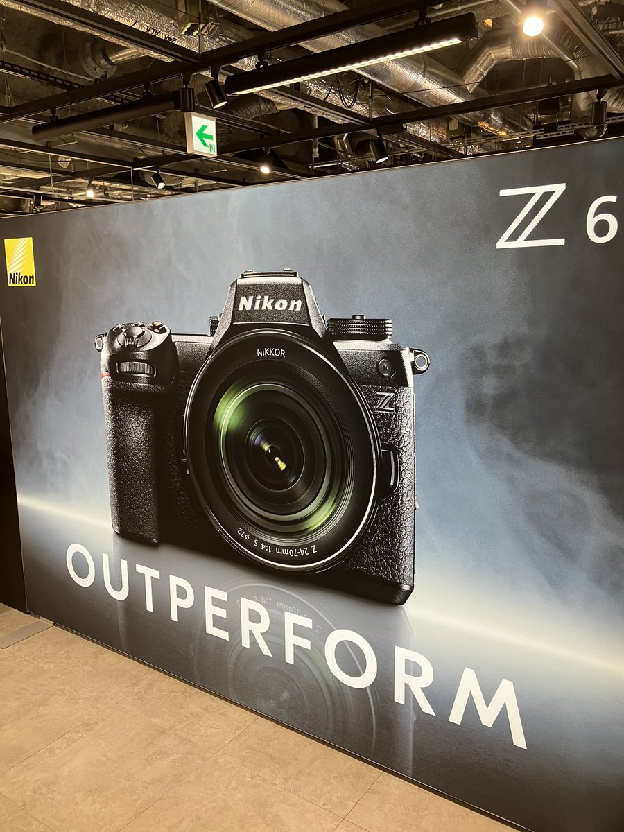 atorinco's tweet photo. Nikonプラザ大阪に来ましたよ

#Z6IIIの件でニコンプラザへ #OUTPERFORM #Z6III https://t.co/TNiDRjkdNT
