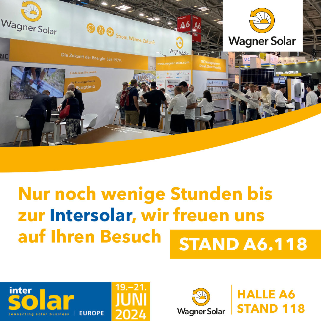 Nur noch wenige Stunden bis zur Intersolar 2024 in München, wir freuen uns auf Ihren Besuch.🌞
intersolar.de/ausstellerlist…
#wagnersolar #intersolar #münchen #solarenergie #messe