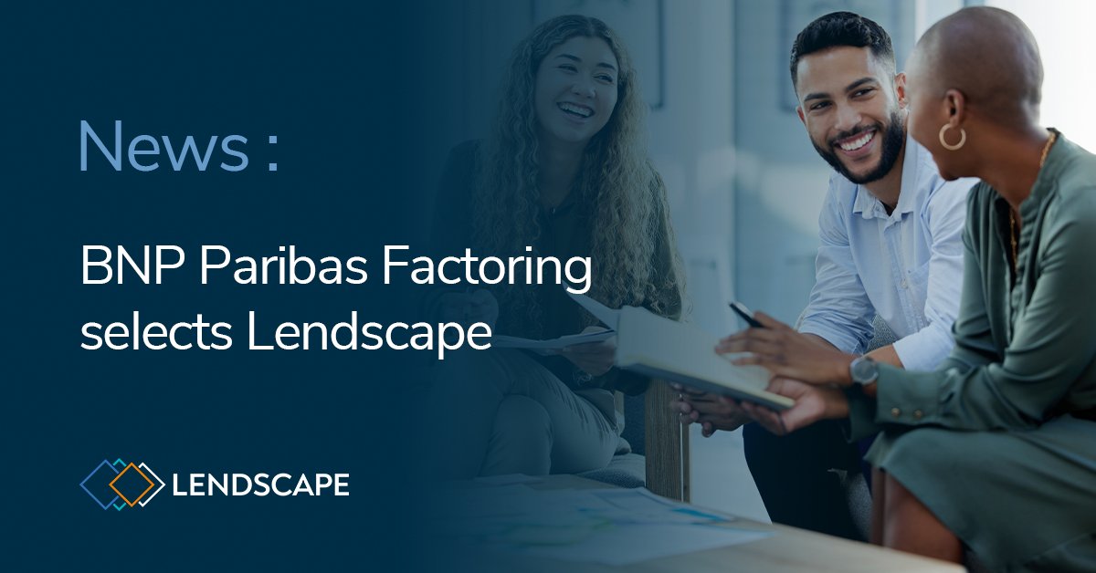 Excited to confirm our expanded partnership with BNP Paribas, Europe's leading bank, to enhance their operations across major European markets! Learn more -&gt; lendscape.com/resources/news…

#Factoring #FinancialInnovation #LendingTech #FinTech #IntelligentSystems #Innovation