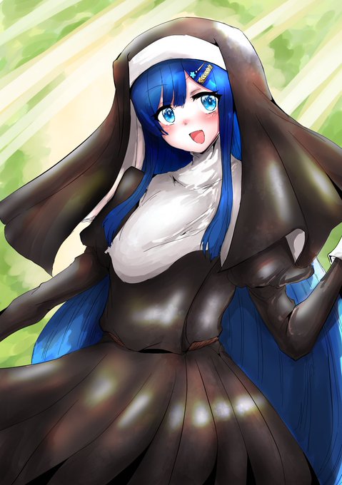 今日の日課は修道服双葉湊音さんです 