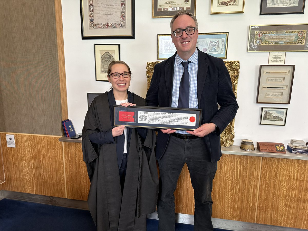 Had a great afternoon out at the City of London Corporation after I obtained the Freedom of the City of London (by redemption) via the Company of Apothecaries. 

The history is fascinating and there are some great things on display at the Guildhall including Nelson’s sword!