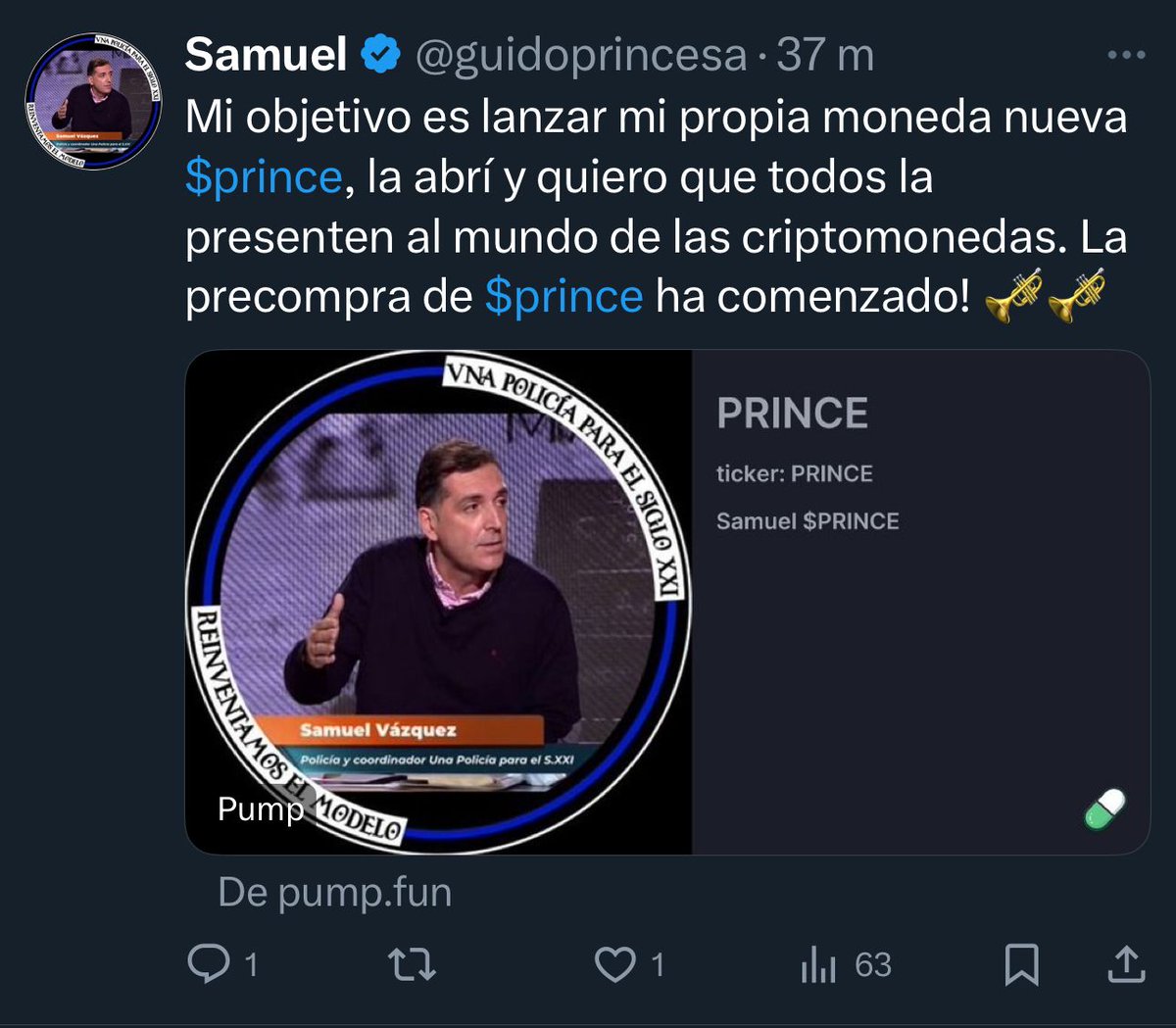 PresidentePSXXI's tweet image. Hola @XEspana . Me han hackeado la cuenta @guidoprincesa y soy incapaz de recuperarla. Quizá podáis ayudarme. Gracias.
Están haciendo esto⬇️ con ella.