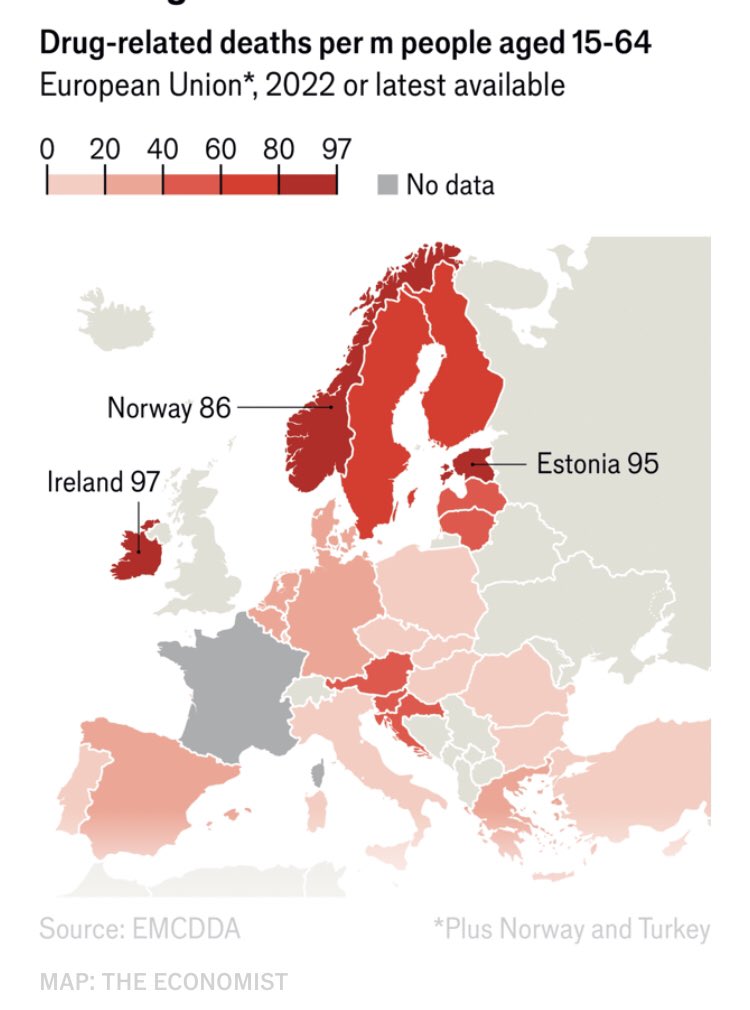 DoktorCarlWang's tweet photo. Klokka 15.00 i dag så vil @Regjeringen satse ennå hardere på en ruspolitikk som har plassert Norge helt i europatoppen i narkotikarelaterte dødsfall. 

Det finnes ingen forskning i verden som viser at straff virker preventivt mot illegalt rusbruk: https://t.co/ZMKF3HNqsa https://t.co/9faFzdELK8