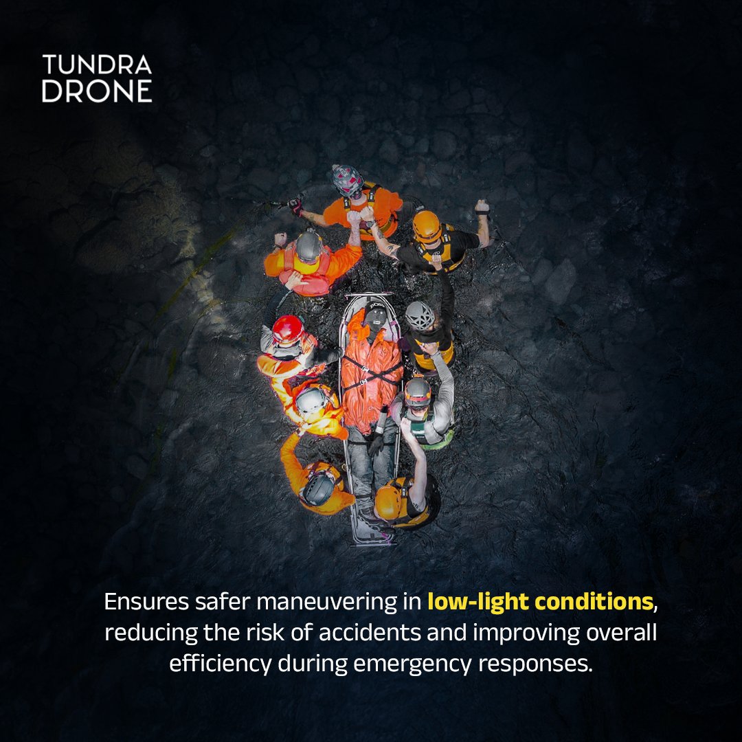 From illuminating hazardous zones to guiding rescue teams with precision, our cutting-edge drone light ensures no mission is ever left in the dark. 
Safe. Reliable. Efficient. 
#TundraDrone #DroneTechnology #FirefightingInnovation #RescueOperations  #policeman #dronetechnology