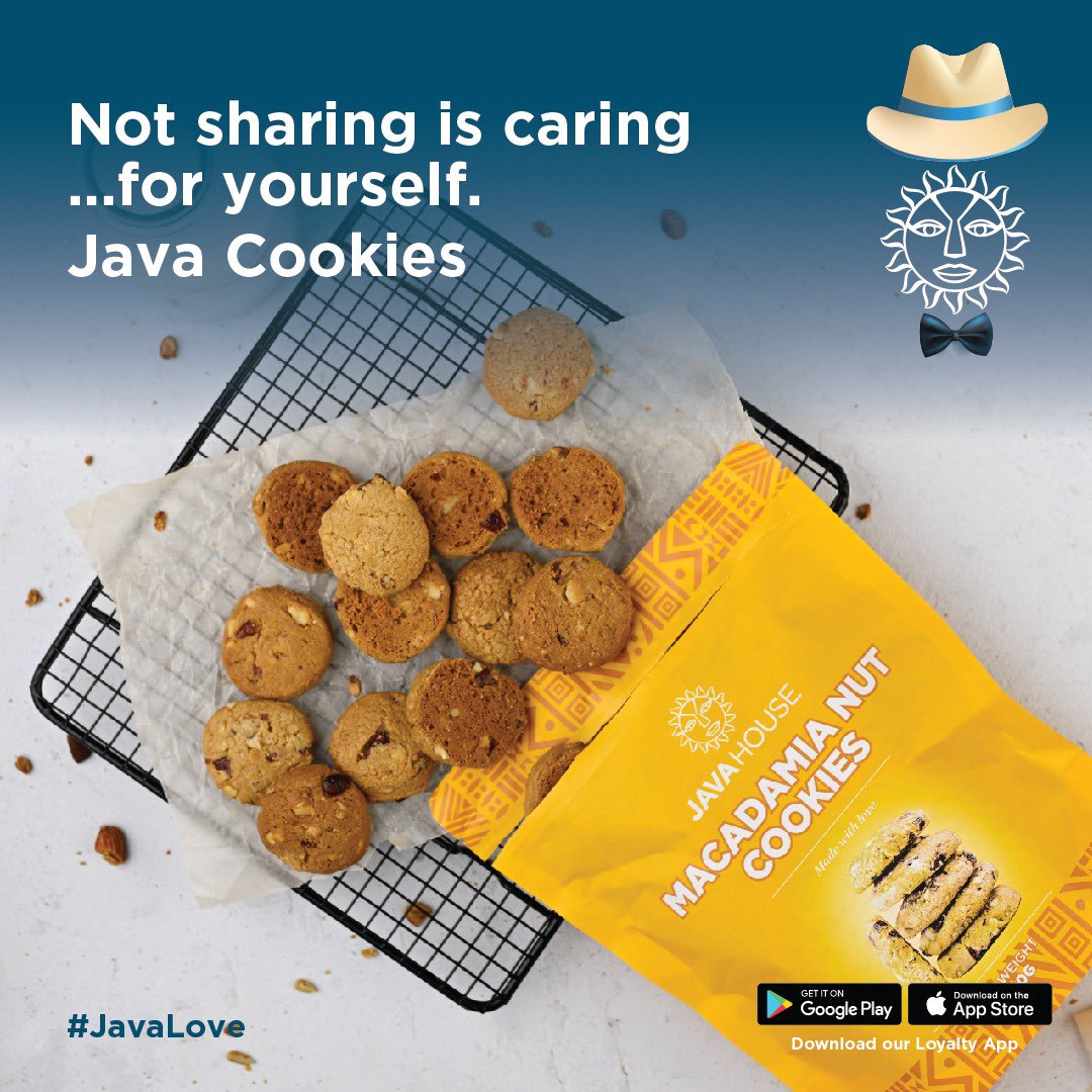 javahouseafrica's tweet image. Sometimes you just need a reason to reward yourself. Today it’s all about making it to Tuesday. Sure the week is still long but we always welcome an excuse to enjoy Java cookies. What’s your favourite?​
 
#JavaLove