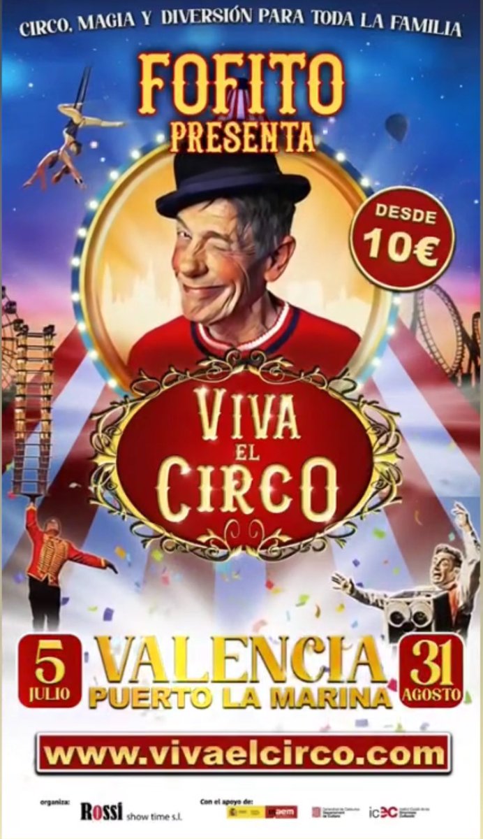 Muy pronto nuevo espectáculo en Valencia!!! 
vivaelcirco.com