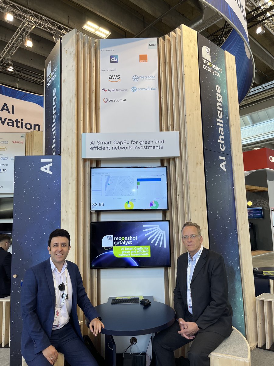 Netradar (@netradarcom) on Twitter photo Netradar joins industry leaders <a href="/awscloud/">Amazon Web Services</a> <a href="/orange/">Orange</a> <a href="/dutweets/">dutweets</a> <a href="/IquallNetworks/">Iquall Networks</a> @LocatiumAI <a href="/SnowflakeDB/">SnowflakeDB</a> for AI Smart Capex project, driving green and efficient #networkinvestments
Visit us at the Moonshot Catalyst Stand to see our #AI driven strategies for #Sustainable tech! Netradar joins industry leaders <a href="/awscloud/">Amazon Web Services</a> <a href="/orange/">Orange</a> <a href="/dutweets/">dutweets</a> <a href="/IquallNetworks/">Iquall Networks</a> @LocatiumAI <a href="/SnowflakeDB/">SnowflakeDB</a> for AI Smart Capex project, driving green and efficient #networkinvestments
Visit us at the Moonshot Catalyst Stand to see our #AI driven strategies for #Sustainable tech!
