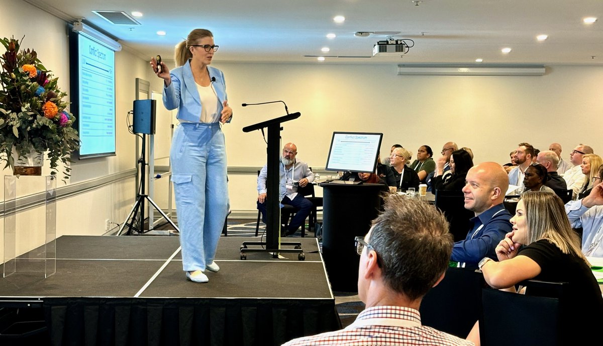 High conflict expert Megan Hunter empowering our Cairns participants to understand the dynamics at play and respond effectively to defuse conflicts and foster positive outcomes. 

#NESAFirstNationsEmploymentConf2024 #BetterTogether
