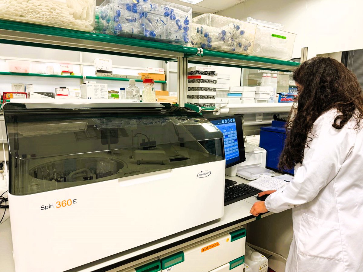 Creatio UB (@creatio_ub) on Twitter photo 🆕A new biochemical analyzer was already installed in our #preclinical area at <a href="/PCB_UB/">Parc Científic de Barcelona</a>
It allow us to measure concentrations of different substances in the biological samples, more easily & quickly.
🚀Ready to use!
#Creatio #UniBarcelona #toxicology #drugtesting 🆕A new biochemical analyzer was already installed in our #preclinical area at <a href="/PCB_UB/">Parc Científic de Barcelona</a>
It allow us to measure concentrations of different substances in the biological samples, more easily & quickly.
🚀Ready to use!
#Creatio #UniBarcelona #toxicology #drugtesting