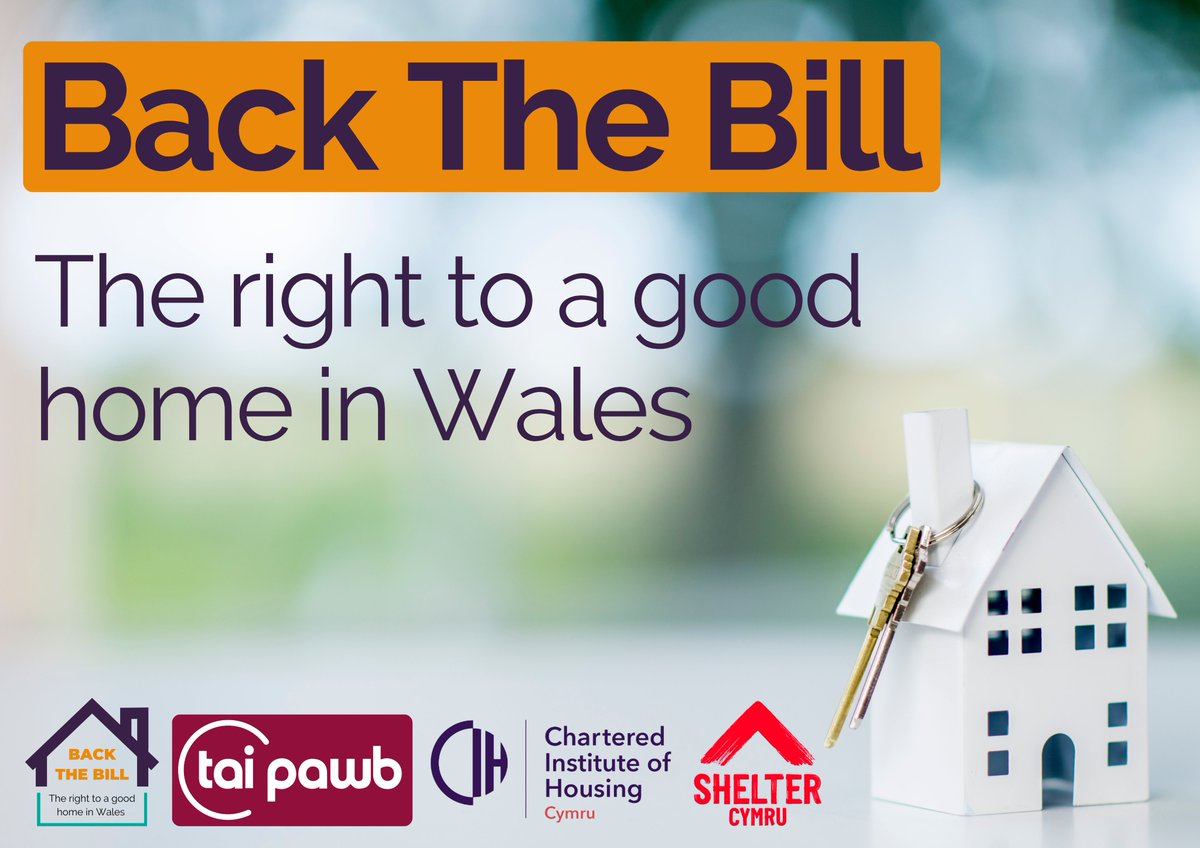 Today CIH Cymru,  @sheltercymru and @Taipawb  launch our Road Map to the right to adequate housing in Wales.

With a White Paper imminent, we are kick starting the conversation of what the right could change and the opportunities it presents: 

bit.ly/3z3Xjb5