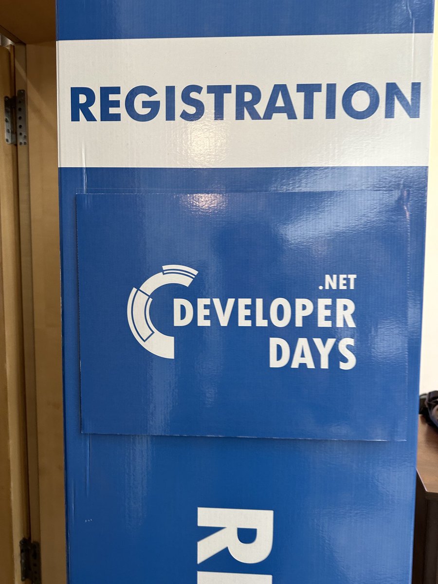 codingcrisis's tweet image. Looking into #dotnet innovations at the ⁦@DeveloperDaysPL⁩ conference in Berlin!