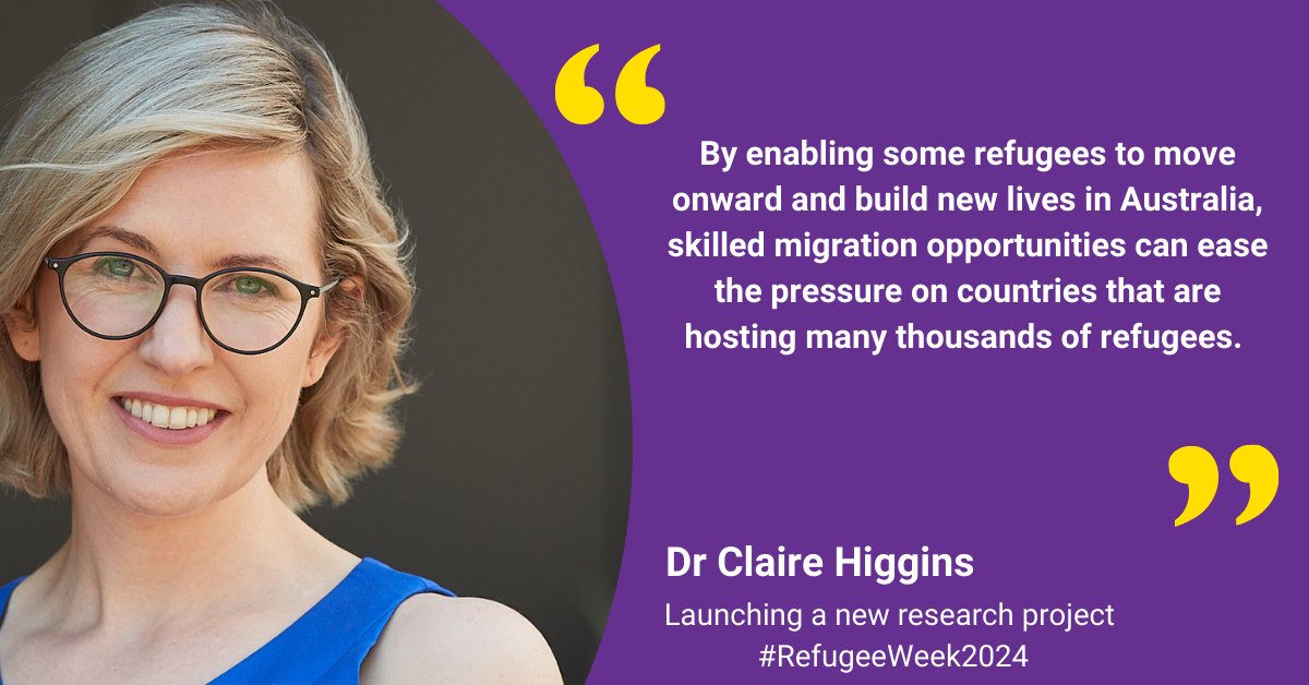 KaldorCentre's tweet photo. Can skilled refugees meet regional Australia's worker needs? Pioneering new research to shape win-win solutions that help address regional Australia’s chronic skill shortages and ensure skilled refugees find jobs. #RefugeeweekAu @RegionalAus @TBBforTalent  https://t.co/hP7ctTdPz1 https://t.co/N06W36YK40