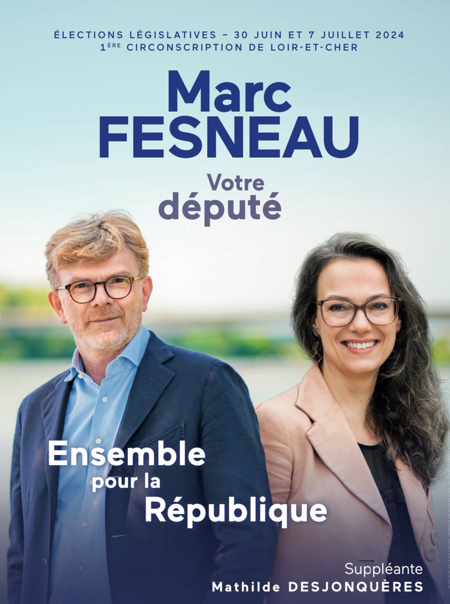 MFesneau's tweet photo. Ensemble.
Pour le Loir-et-Cher, pour la République. https://t.co/mYymEKDnkQ