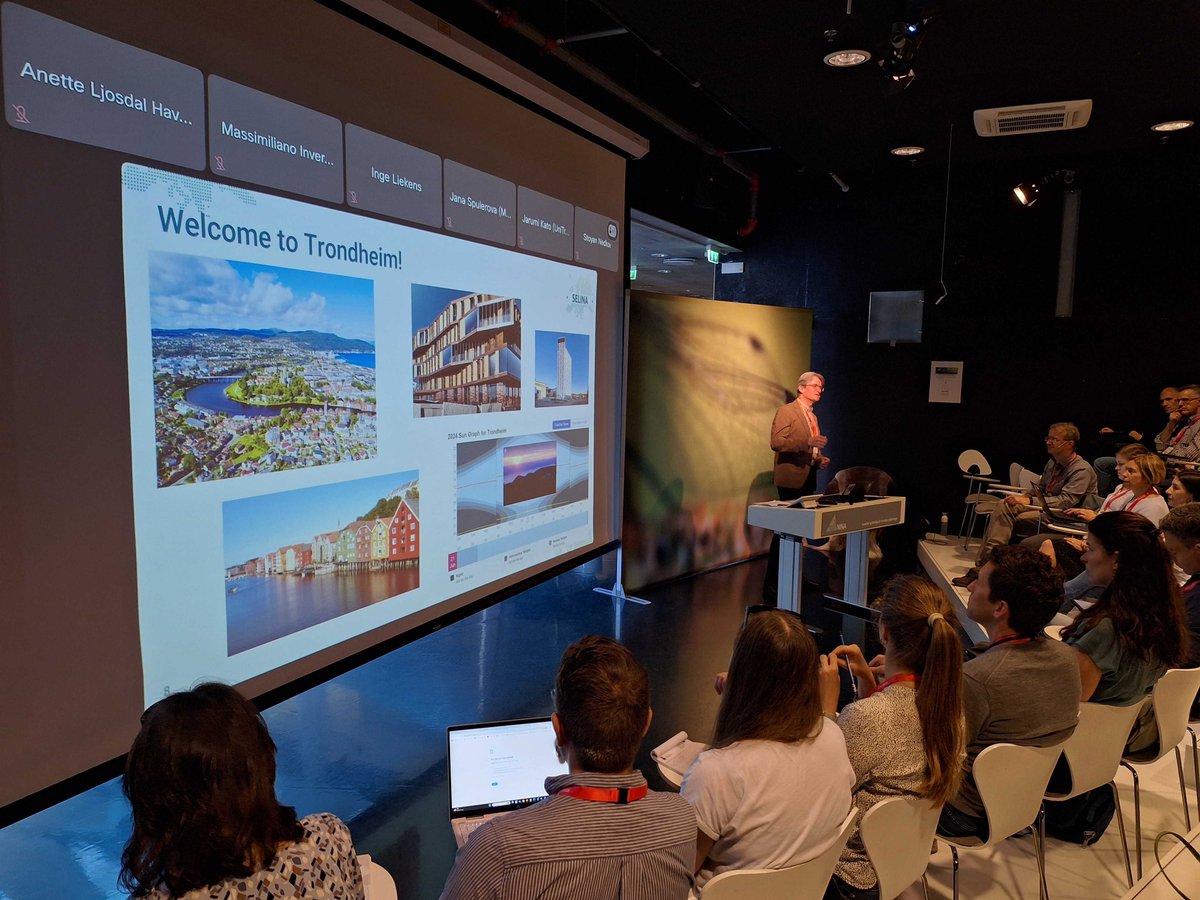 📢 The fourth #SELINAworkshop has now officially started! 👥 More than 80 people have already registered and are looking forward to the three fruitful days ahead.
🔛 We start with a warm welcome by the <a href="/NINAnature/">NINAnature</a> team and the SELINA's coordinator <a href="/Benjamin_Brkhrd/">Benjamin Burkhard</a> .