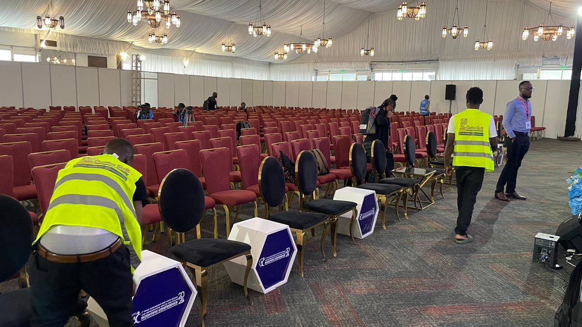 Here is some behind the scenes action as we do some last minute preps ahead of our opening ceremony this afternoon. #RHNKConference2024 #WhatYouthWant #Priorities4AYSRHR