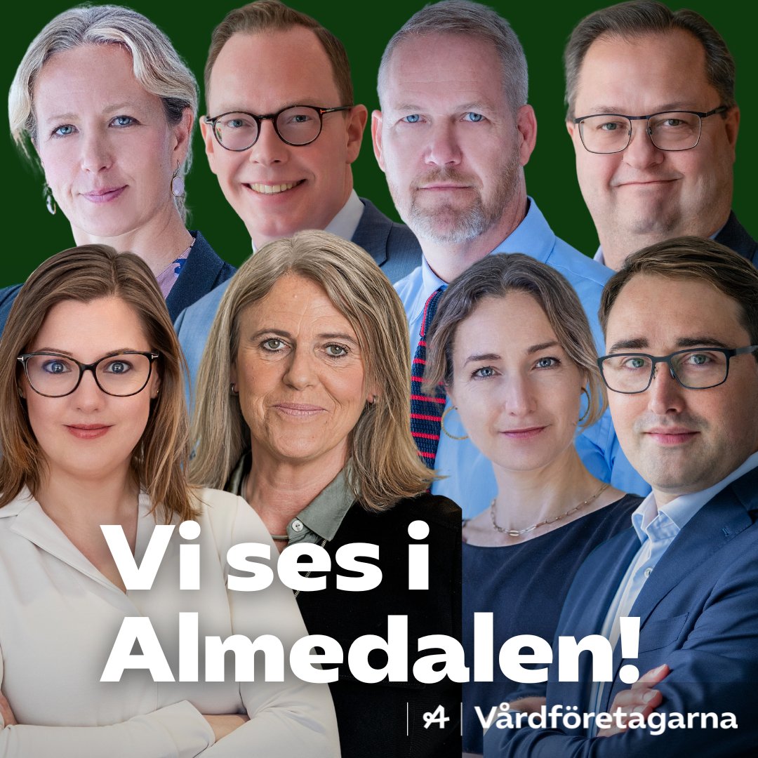 Vardforetagarna's tweet photo. Vårdföretagarna är som vanligt på plats i Almedalen – och vi vill prata med dig! Bjud in oss till samtal, runda bord eller seminarier, eller varför inte allihop!
Missa inte vårt seminarium ”Kris i vård och omsorg – eller århundradets chans att tänka nytt?” https://t.co/uE5Mk8OMpE