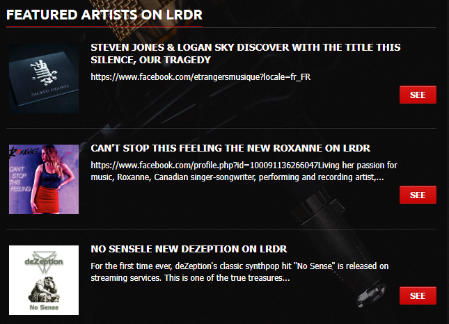 LoganSky's tweet photo. STEVEN JONES &amp; LOGAN SKY are one of this week's featured artists on the LRDR radio station
https://t.co/N35lOdnsZl
#synthradio
#radiosynthwave https://t.co/6KcvbVM8pi