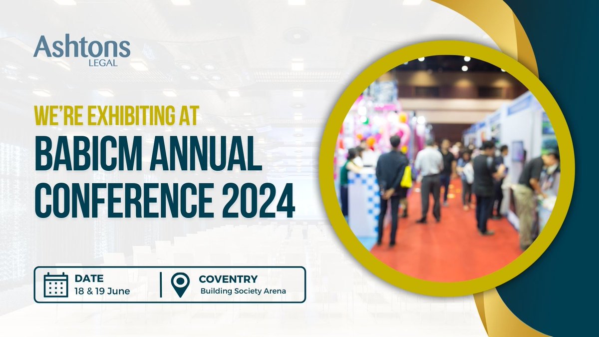 Our Court of Protection team will be exhibiting at the <a href="/BABICMorg/">BABICM</a> Annual Conference today and tomorrow! Make sure to say hello to our friendly team at the <a href="/CBSArena/">Coventry Building Society Arena</a> 👋 ow.ly/Y5e050RFqfu