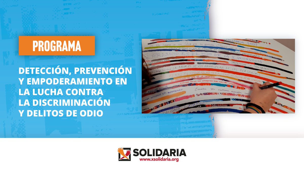 A pesar de los avances sociales, la discriminación y los delitos de odio siguen siendo preocupantes. @accem_ong lucha contra el racismo, la xenofobia y la intolerancia, ayudando y empoderando a las víctimas. Marca la <a href="/XSolidaria/">XSolidaria</a> y apoya la lucha contra la discriminación. ✊