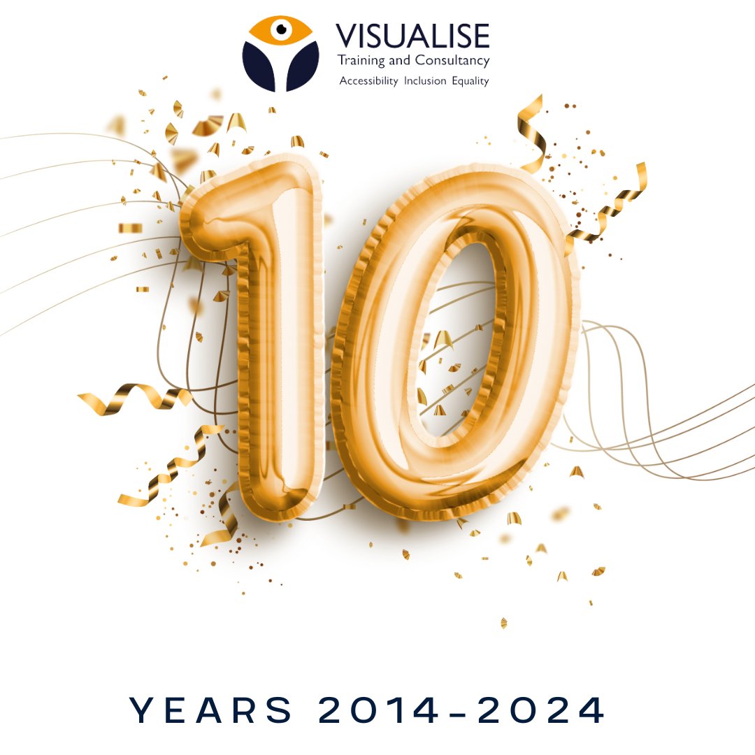 Have you heard ?

Visualise Training and Consultancy has been dedicated to breaking down barriers for individuals with visual impairments for a decade now!.

visualisetrainingandconsultancy.com/celebrating-10…

#VisualiseTraining #VisualImpairments #10YearsStrong #Inspiration #MakingADifference