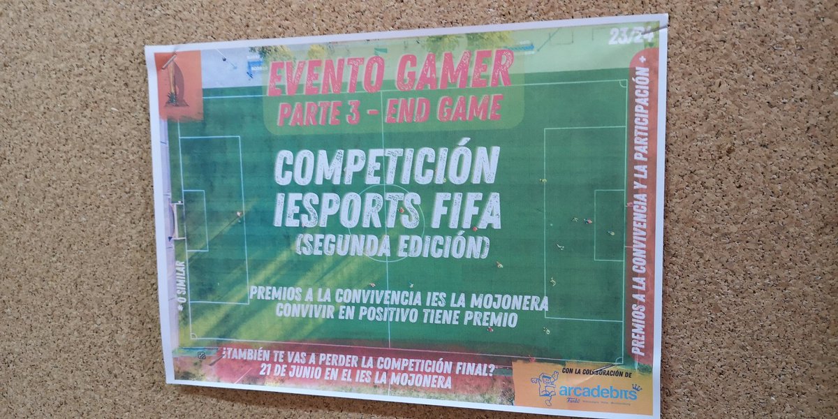 JoaqunAguirreLp's tweet photo. A 48 horas del Evento Gamer Final del curso 23/24 en @ieslamojonera con la ayuda @Arcade_Bits. El alumnado premiado por su buena #convivencia ya está contando los minutos. 🤩 @cepalmeria @cepejido @AgoraAbierta @AzaharaTIC @eduKalmeria @BerenCristina @josef_lr @claradurban https://t.co/YDJQxgBp3v