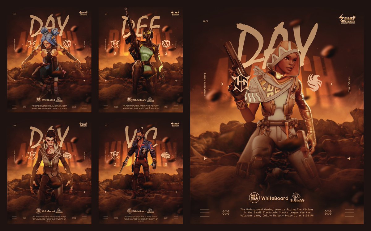 Recent Graphics for <a href="/Underground_gg/">KnownAsLannister</a> ☣️
#VALORANT #Saudi_Esports