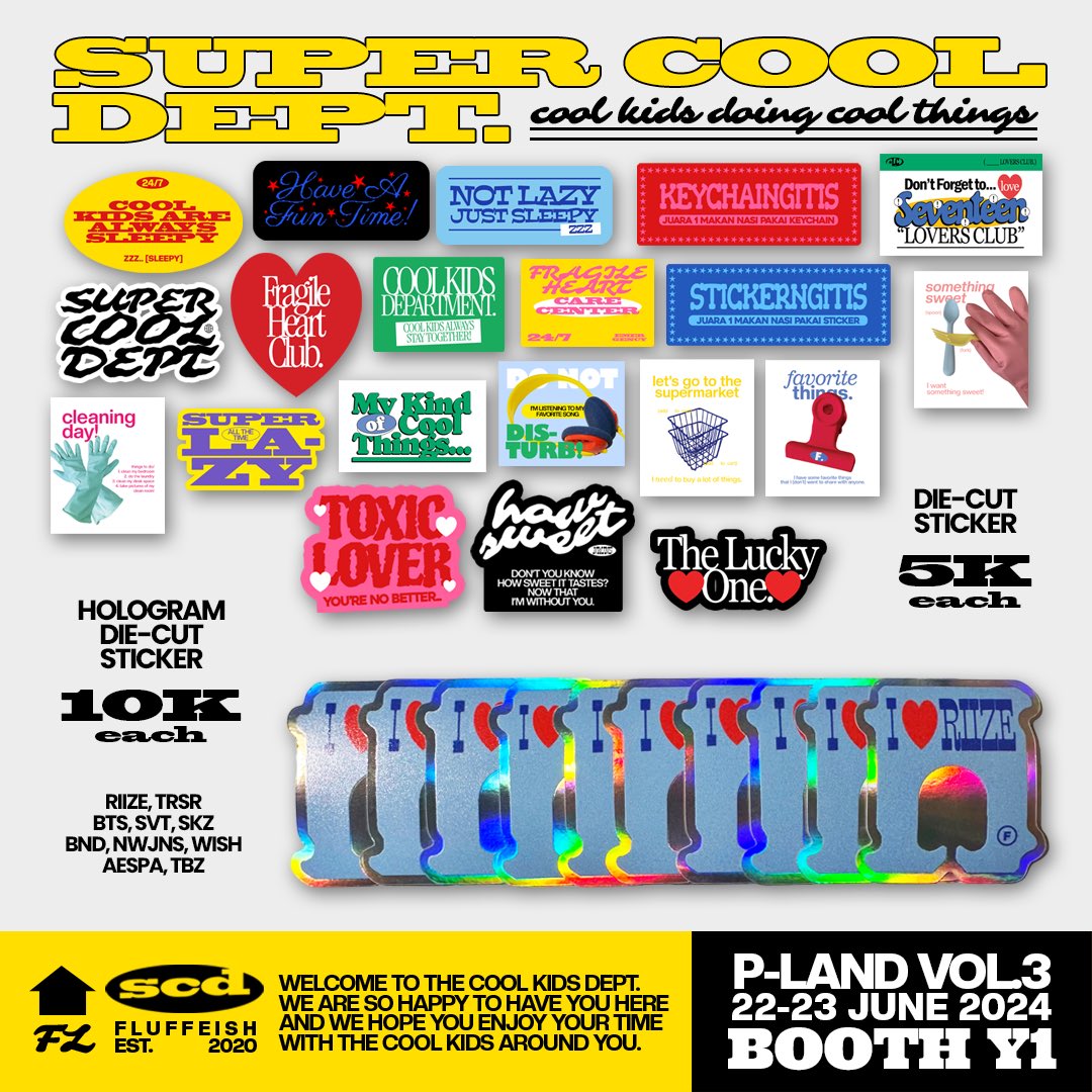 fluffeish's tweet image. Our @plandartmarket vol. 3 catalog is finally here! ⭐️🥳
Come and meet us:
📍 The Krakatau, Taman Mini, Jakarta
🗓️ 22-23 June 2024
🛒 Booth Y1
💵CASHLESS PAYMENT

See you there, cool kids! 🆒
#PLANDVol3_Catalogue