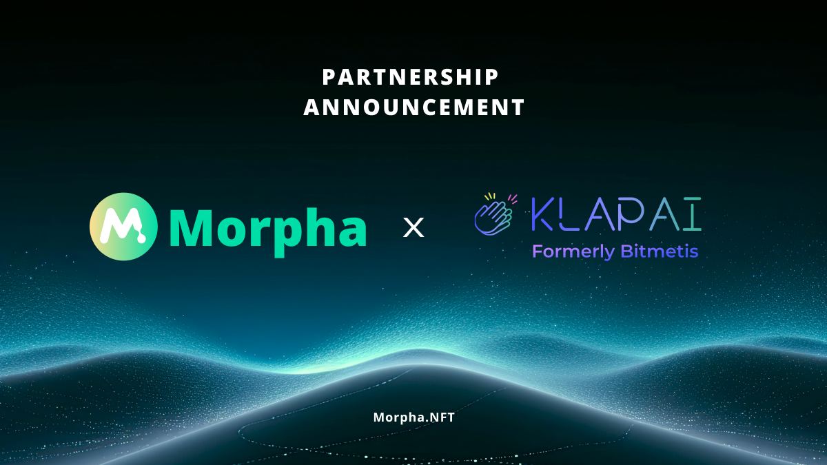 Morpha.NFT (@morpha_nft) on Twitter photo 🎮 Exciting news! We've partnered with <a href="/BitMetis/">KlapAI (Formerly BitMetis)</a>. KlapAI is the First AI-based Asset Platform that Intertwines AI with Gaming.
Get ready to explore, create, and trade unique gaming NFTs on Morpha.nft
Stay tuned for more thrilling collaborations in the future. 🥳
#Klapai 🎮 Exciting news! We've partnered with <a href="/BitMetis/">KlapAI (Formerly BitMetis)</a>. KlapAI is the First AI-based Asset Platform that Intertwines AI with Gaming.
Get ready to explore, create, and trade unique gaming NFTs on Morpha.nft
Stay tuned for more thrilling collaborations in the future. 🥳
#Klapai