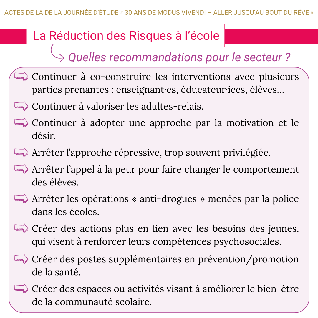 AsblModus's tweet photo. Journée d'étude #30ansMV ✏ Nous avons discuté #RdR à l'école avec Patricia Bernaert (Prospective Jeunesse), Thomas Gelly (@InforDrogues), Fanny Céphale (CBPS), Audrey Décarpentrie (Le Pélican) et Véronique de Thier (@FAPEOasbl)👉 https://t.co/l4ypLgswjb
#enseignementFWB https://t.co/qj3kkDObBl