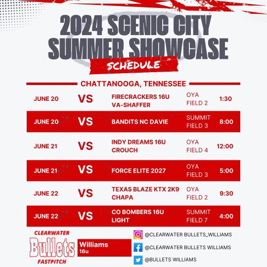 We’re traveling to Scenic City this week!