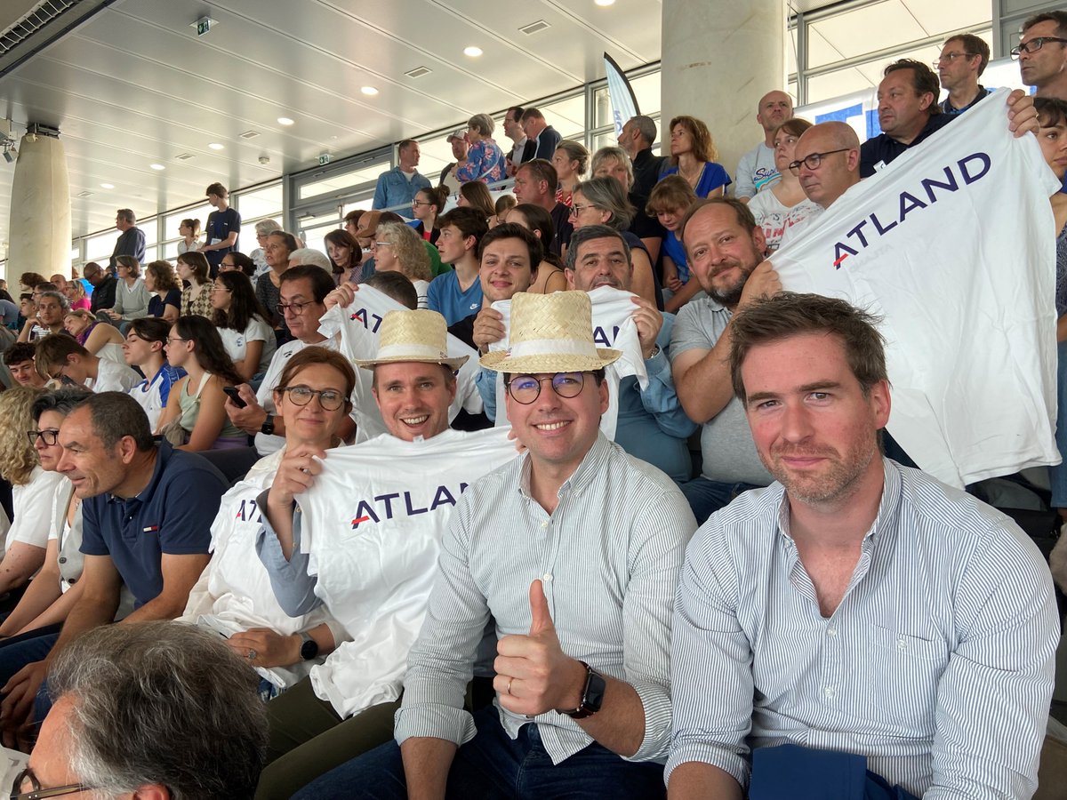 Les équipes d’ATLAND étaient présentes aux Championnats de France à #Chartres pour soutenir la nageuse d’Etoile 92, Béryl Gastaldello, qui a terminé 2ème en finale et a réalisé les minima au 100m dos (59’17) 🥈 

Elle décroche donc son ticket pour les JO dans cette épreuve !