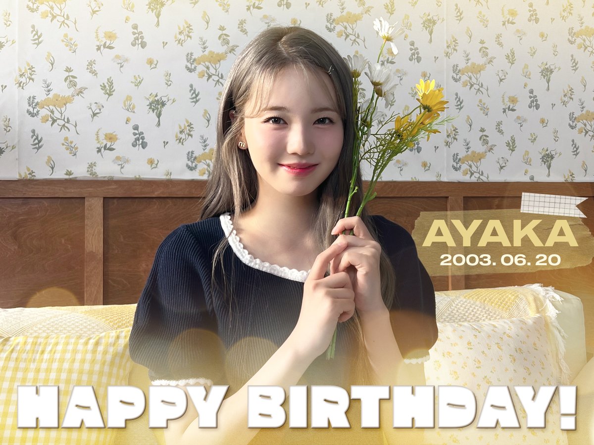 - 𝟐𝟎𝟐𝟒.𝟎𝟔.𝟐𝟎 -
＿＿＿＿＿＿＿＿＿＿＿＿＿＿＿＿
🤍𝐇𝐀𝐏𝐏𝐘 𝐁𝐈𝐑𝐓𝐇𝐃𝐀𝐘 𝐀𝐘𝐀𝐊𝐀🤍
￣￣￣￣￣￣￣￣￣￣￣￣￣￣￣￣

#NiziU #니쥬 #AYAKA
#HappyAYAKAday #WithU