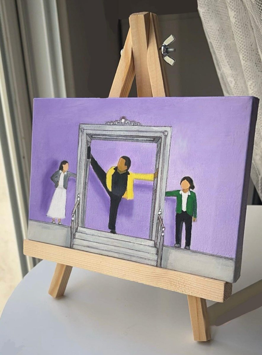 لوحة صديقتي لمسرحية الأول من نوعه🐝❤️

@khalid_135
<a href="/imanFN/">إيمان فيصل</a>
<a href="/AreejAlattar/">أريـج الـعـطـار | AREEJ AL-ATTAR</a>