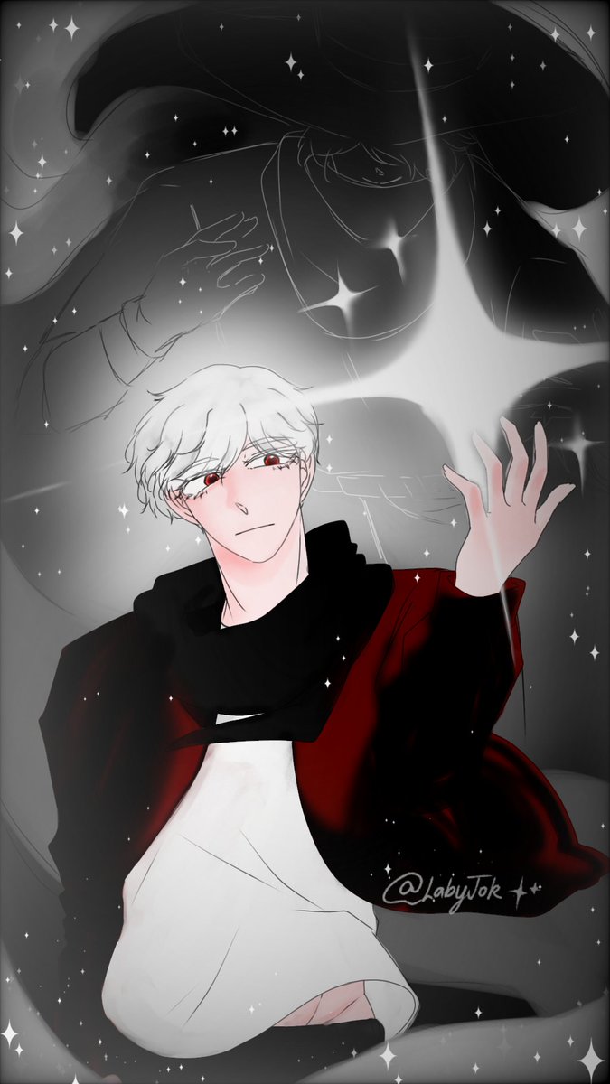 LabyJok's tweet photo. Liam with his magic 🤍☄️✨

[@yeos_m ]
#artbyme #YeosM #MinecraftBoyLoveAnimation #OnYourSide #Liam https://t.co/CgSz33blxx