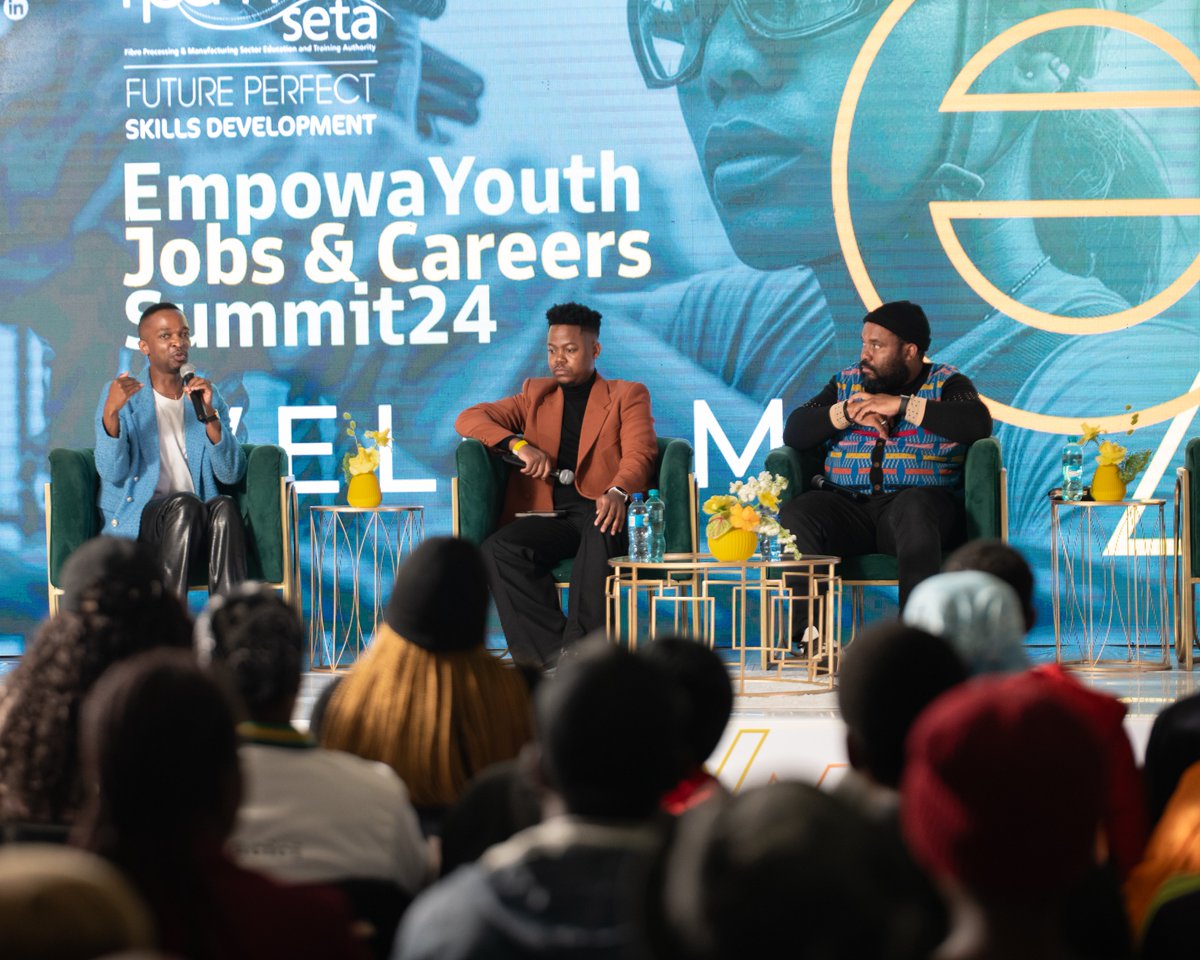 Panel Discussion: SWOT Analysis is critical in evaluating your business as a start-up. We talk schools shoes and fashion designing with Keletso Moraba &amp; Bongani Luvalo. #EmpowaYouth2024