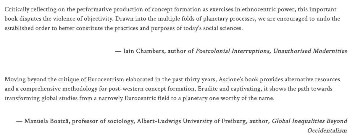 gloknos (@gloknoscentre) on Twitter photo 🥳 New book in our <a href="/GlobEpistemics/">Global Epistemics</a> series edited by <a href="/berytia/">Inanna Hamati-Ataya</a> at <a href="/RLPublisher/">Rowman & Littlefield</a>: Gennaro Ascione's Concept Formation in Global Studies: Post-Western Approaches to Critical Human Knowledge | W/ thanks to <a href="/ManuelaBoatca/">Manuela Boatcă</a> & Iain Chambers for the endorsements! tinyurl.com/ascione 🥳 New book in our <a href="/GlobEpistemics/">Global Epistemics</a> series edited by <a href="/berytia/">Inanna Hamati-Ataya</a> at <a href="/RLPublisher/">Rowman & Littlefield</a>: Gennaro Ascione's Concept Formation in Global Studies: Post-Western Approaches to Critical Human Knowledge | W/ thanks to <a href="/ManuelaBoatca/">Manuela Boatcă</a> & Iain Chambers for the endorsements! tinyurl.com/ascione