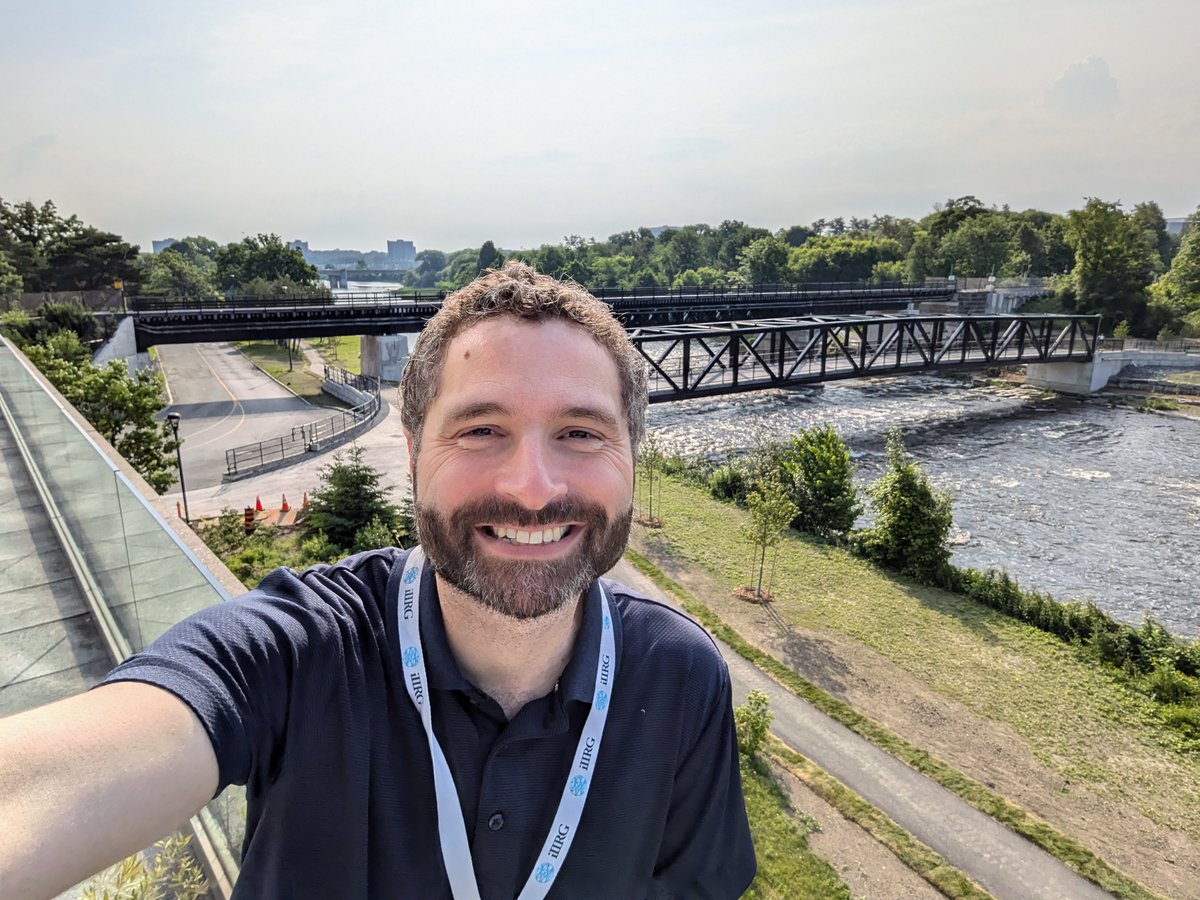 Look at that view! (the scenery, of course! 🤣) Looking forward to welcoming everyone to the #iIIRG2024 reception today at 5:00pm in the Richcraft Hall Atrium.