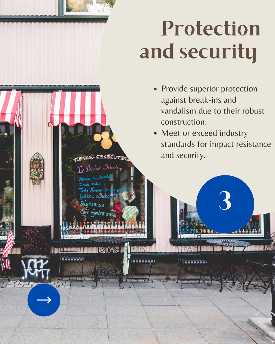 Guardianshieldw's tweet image. These windows are reinforced with high-strength materials, such as laminated glass and fortified frames, making them exceptionally difficult to penetrate. 

#ImpactWindows #StorefrontSolutions #Business