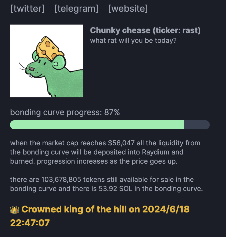 ratspump's tweet photo. King of the hill. 👑 https://t.co/VJKArvLQbq