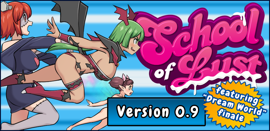 BonerGames's tweet photo. School of Lust v0.9.0, featuring the grand finale to the spend time together with Zoe ("Dream World") event, more Natalie exhibitionism scene options, main story content and changes to the Lust Toys shop and more is now available to (level 10+) patrons: https://t.co/fq0ORPLVdO https://t.co/V1f0GYgxGr